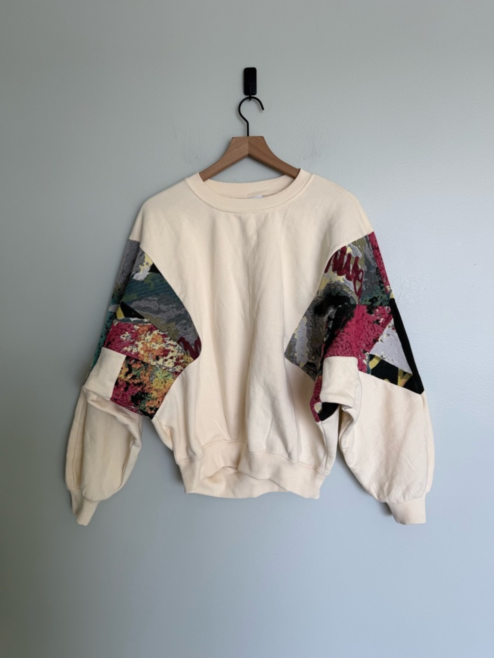 Desigual Oversized Sweatshirt With Printed Sleeves M. Christian Lacroix — image 2 of 6